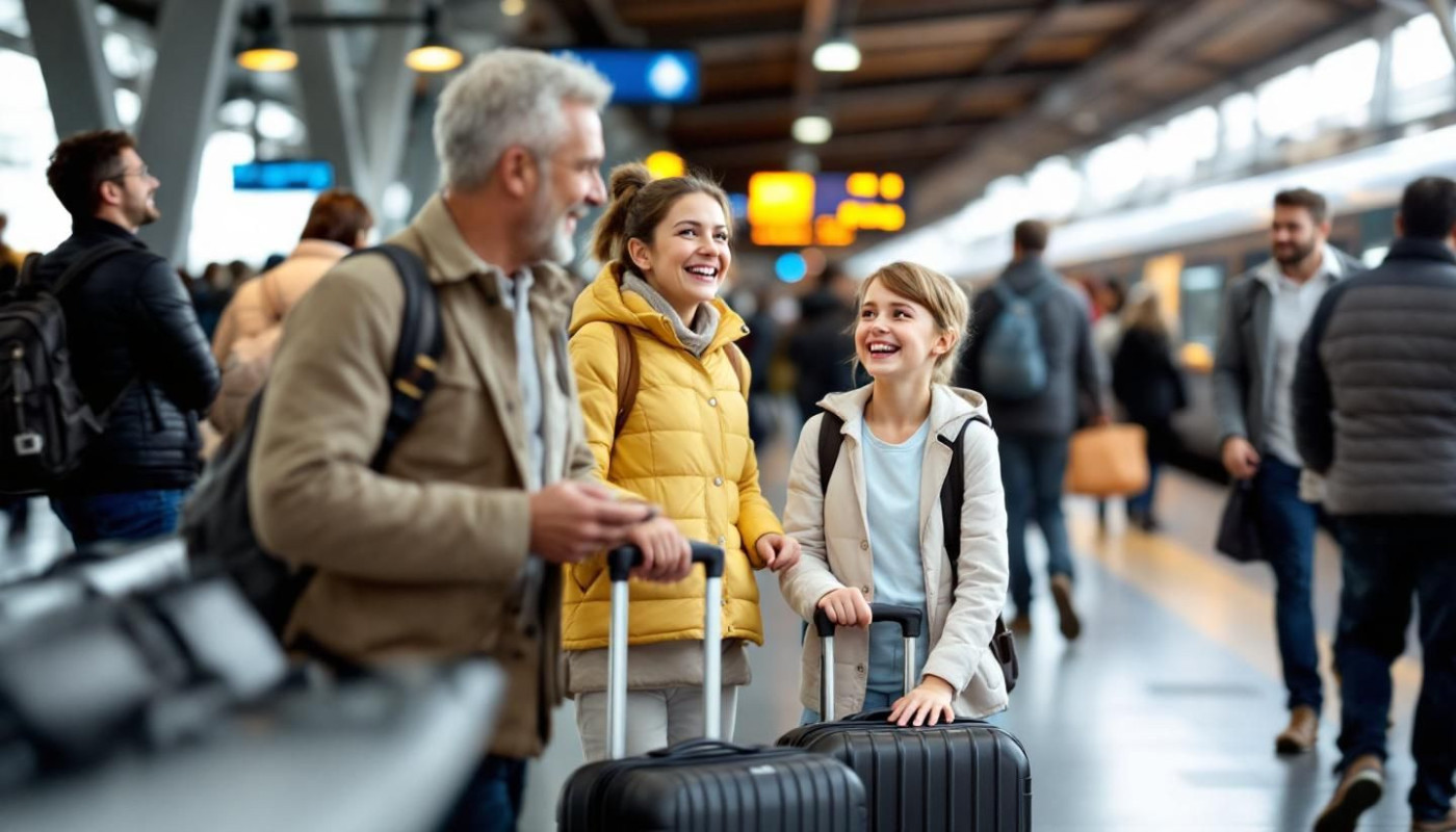 Conseils essentiels pour voyager en train avec votre famille